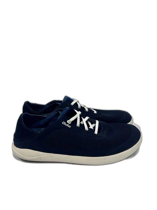 Olukal Men’s Moku Pae Trench Blue Size 8.5 Low Top Slip-On Casual Sneakers. main image 6
